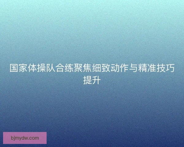 国家体操队合练聚焦细致动作与精准技巧提升